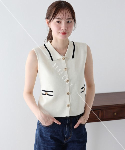 Sweater/Knitwear Ladies fashion Sleeveless