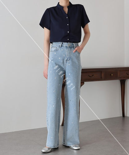 Denim Full-Length Pant