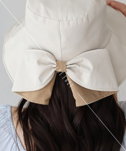 Bucket Hat Bicolor Back Ribbon
