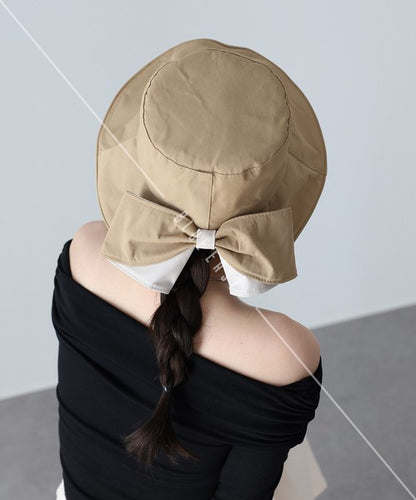 Bucket Hat Bicolor Back Ribbon