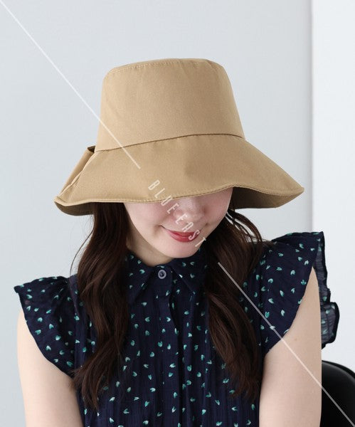 Bucket Hat Bicolor Back Ribbon