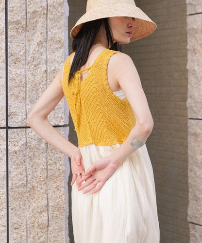 Crochet Combi Cami Dress◇Crochet Combination Camisole Dress