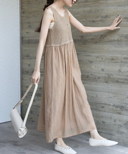 Crochet Combi Cami Dress◇Crochet Combination Camisole Dress