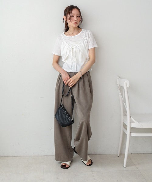 Bab Bustier-Layered Design Top – Soft Cotton-Blend for Summer Comfort