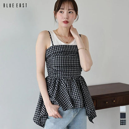 Button Shirt/Blouse Asymmetrical Camisole Bustier