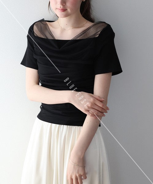T-shirt Ladies fashion Cut-and-sew