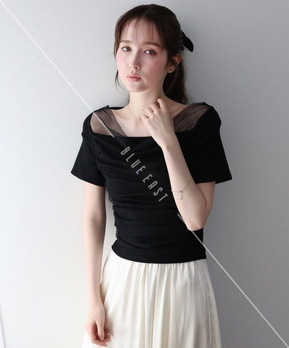 T-shirt Ladies fashion Cut-and-sew