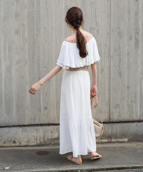 Rayon Crepe Smocking Dress◇Smooth Crepe Fabric in 100% Indian Cotton