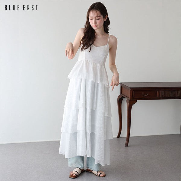 Casual Dress Ladies fashion Camisole Dress Tiered