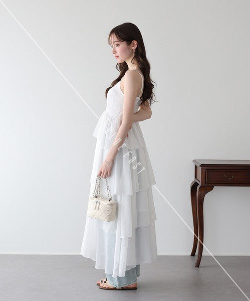 Casual Dress Ladies fashion Camisole Dress Tiered
