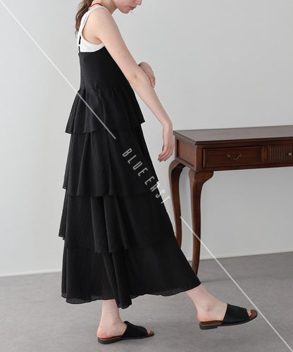 Casual Dress Ladies fashion Camisole Dress Tiered