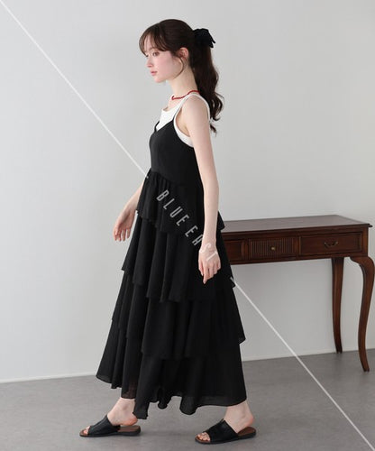 Casual Dress Ladies fashion Camisole Dress Tiered