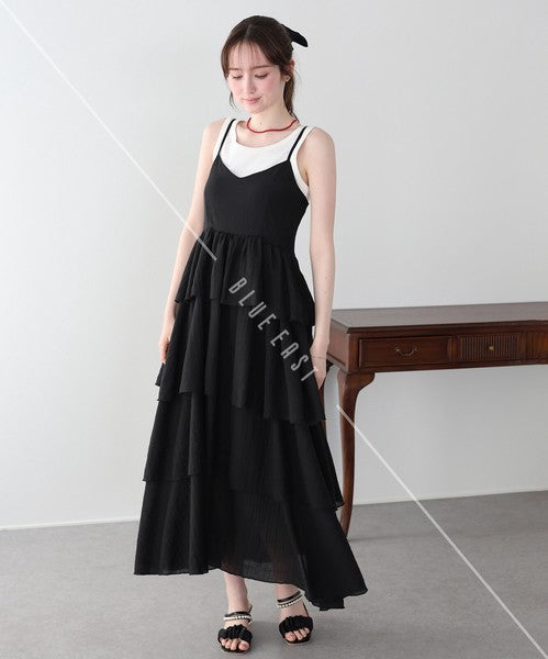 Casual Dress Ladies fashion Camisole Dress Tiered