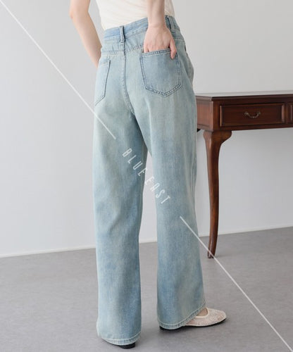 Denim Full-Length Pant Flower