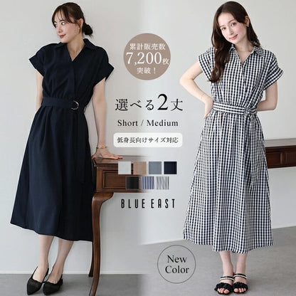Casual Dress Shirt Dress Short Sleeve Short Length