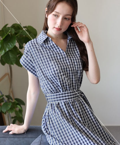 Casual Dress Shirt Dress Short Sleeve Short Length