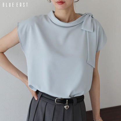 Button Shirt/Blouse Ladies fashion French Sleeve