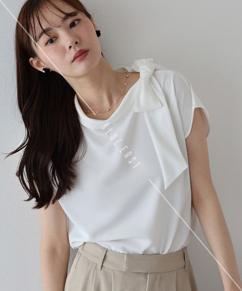 Button Shirt/Blouse Ladies fashion French Sleeve