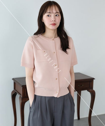 Cardigan Short Sleeve Knit Cardigan