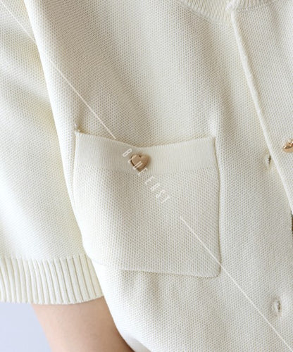 Cardigan Short Sleeve Knit Cardigan