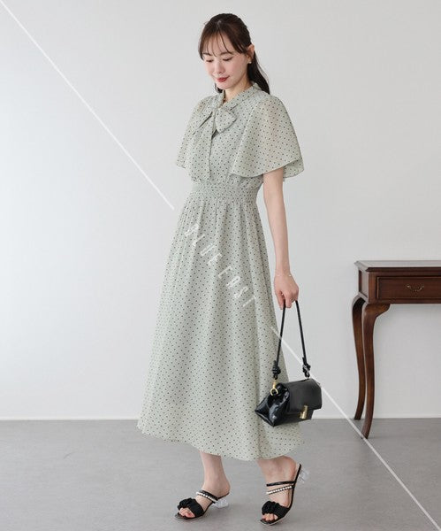Casual Dress Ladies fashion Flare Sleeve