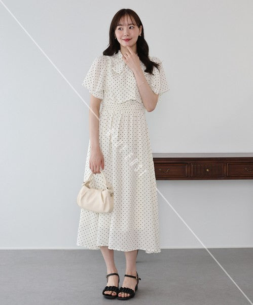 Casual Dress Ladies fashion Flare Sleeve