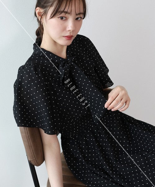 Casual Dress Ladies fashion Flare Sleeve