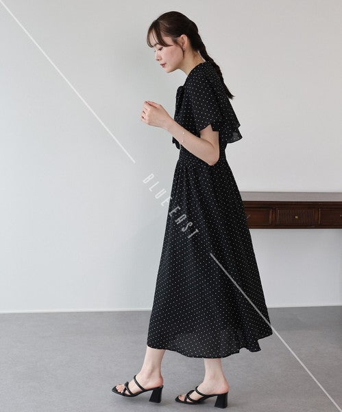 Casual Dress Ladies fashion Flare Sleeve