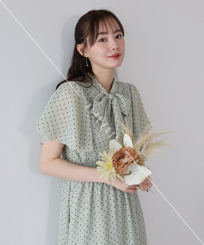 Casual Dress Ladies fashion Flare Sleeve