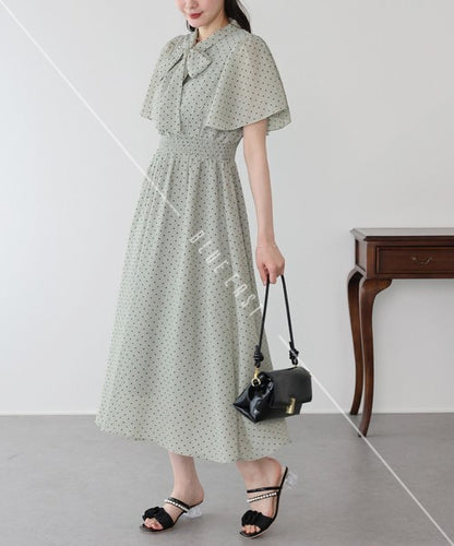 Casual Dress Ladies fashion Flare Sleeve