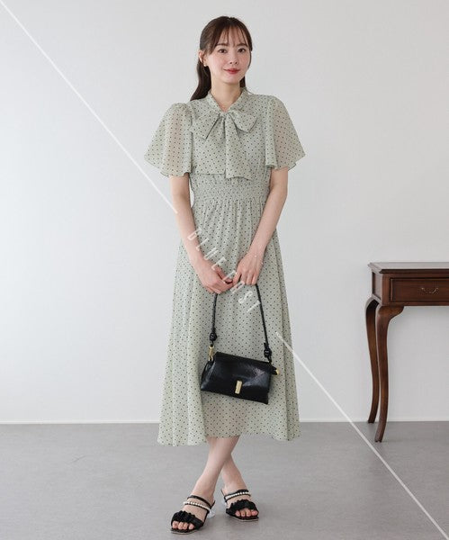 Casual Dress Ladies fashion Flare Sleeve