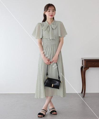 Casual Dress Ladies fashion Flare Sleeve