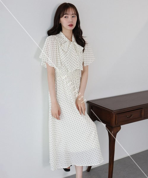Casual Dress Ladies fashion Flare Sleeve
