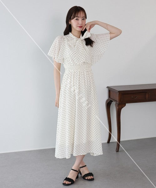 Casual Dress Ladies fashion Flare Sleeve