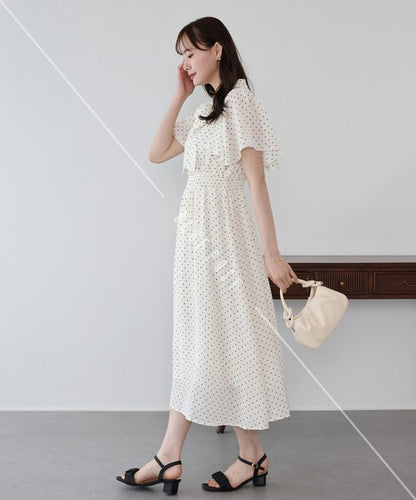 Casual Dress Ladies fashion Flare Sleeve