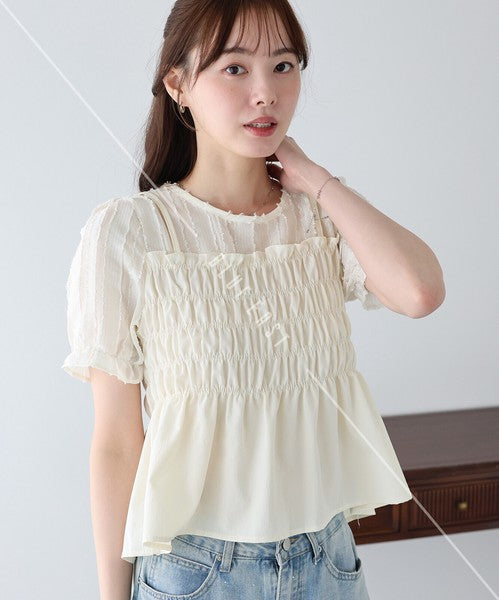 Button Shirt/Blouse Bustier