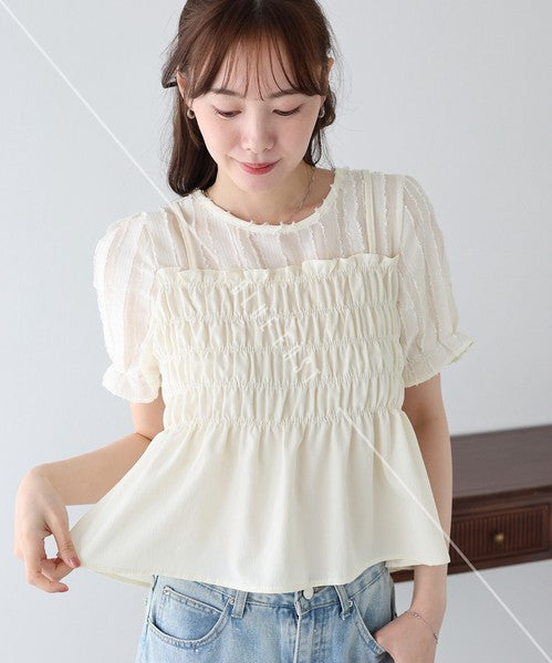 Button Shirt/Blouse Bustier