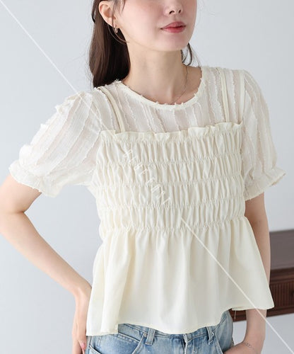 Button Shirt/Blouse Bustier