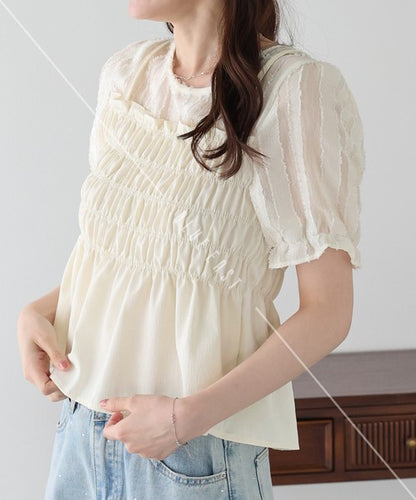 Button Shirt/Blouse Bustier