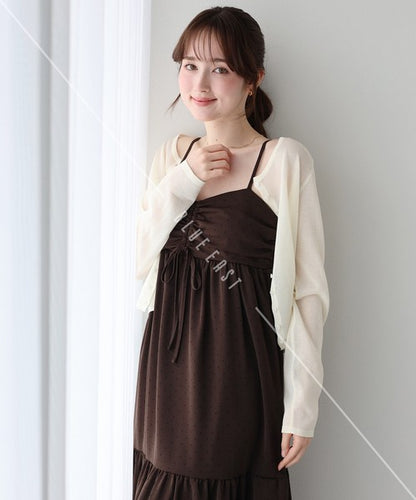 Casual Dress Flower Camisole Dress Printed Shirring