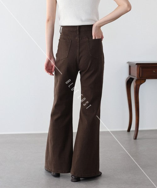 Denim Full-Length Pant Flare Center Press