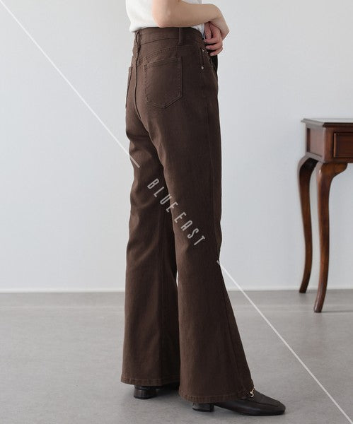 Denim Full-Length Pant Flare Center Press
