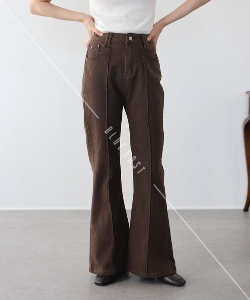 Denim Full-Length Pant Flare Center Press