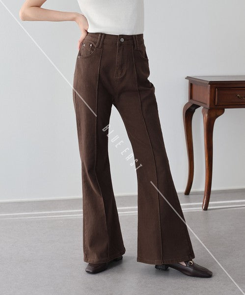 Denim Full-Length Pant Flare Center Press