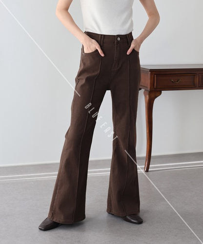 Denim Full-Length Pant Flare Center Press