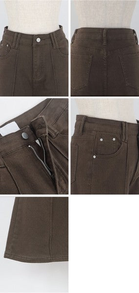 Denim Full-Length Pant Flare Center Press
