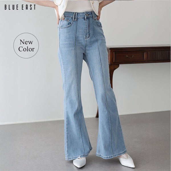 Denim Full-Length Pant Flare Center Press