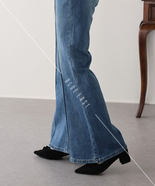 Denim Full-Length Pant Flare Center Press