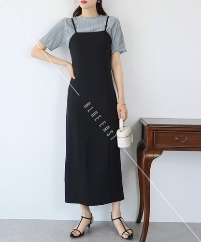 T-shirt Random Pleats Mellow Short-Sleeved Blouse Short Sleeve Cut-and-sew