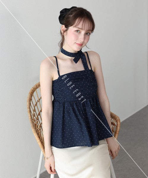 Button Shirt/Blouse Ladies fashion Peplum Tiered